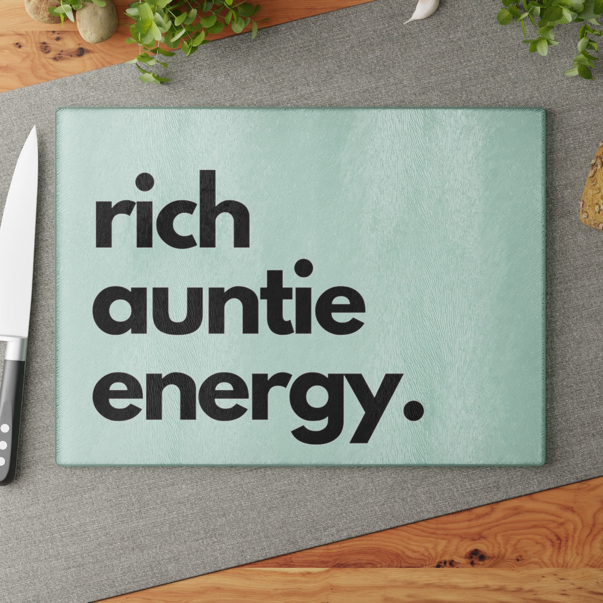 Rich Auntie's Cutting Board