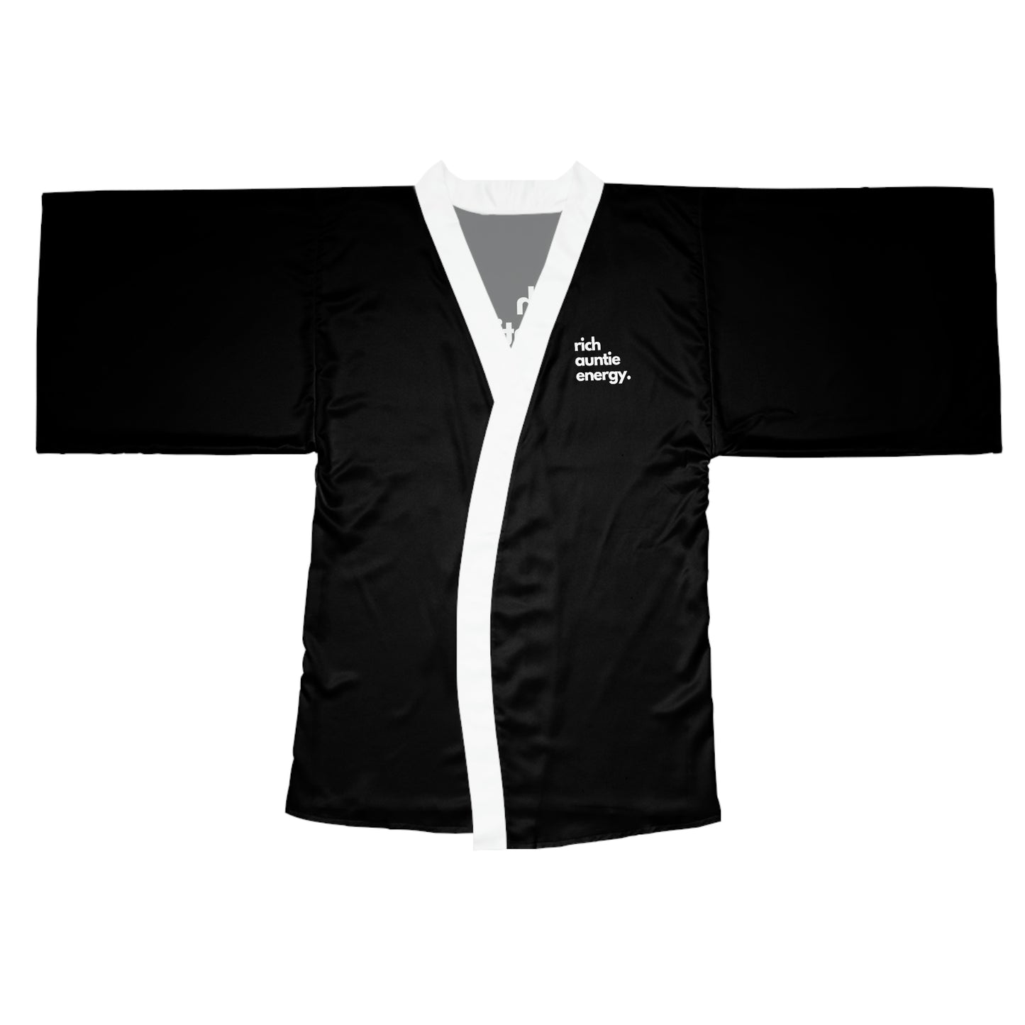 Rich Kimono Robe | Black