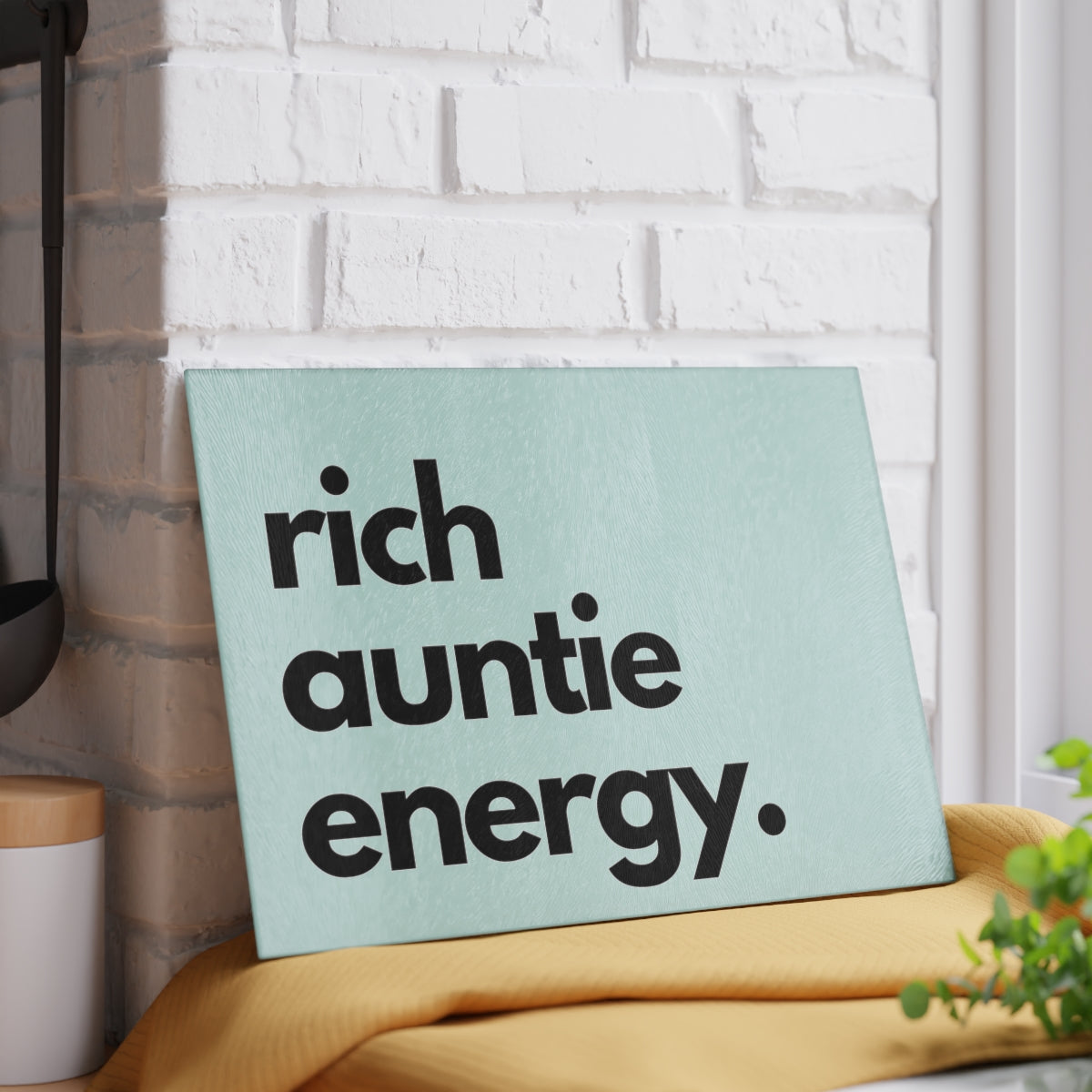 Rich Auntie's Cutting Board