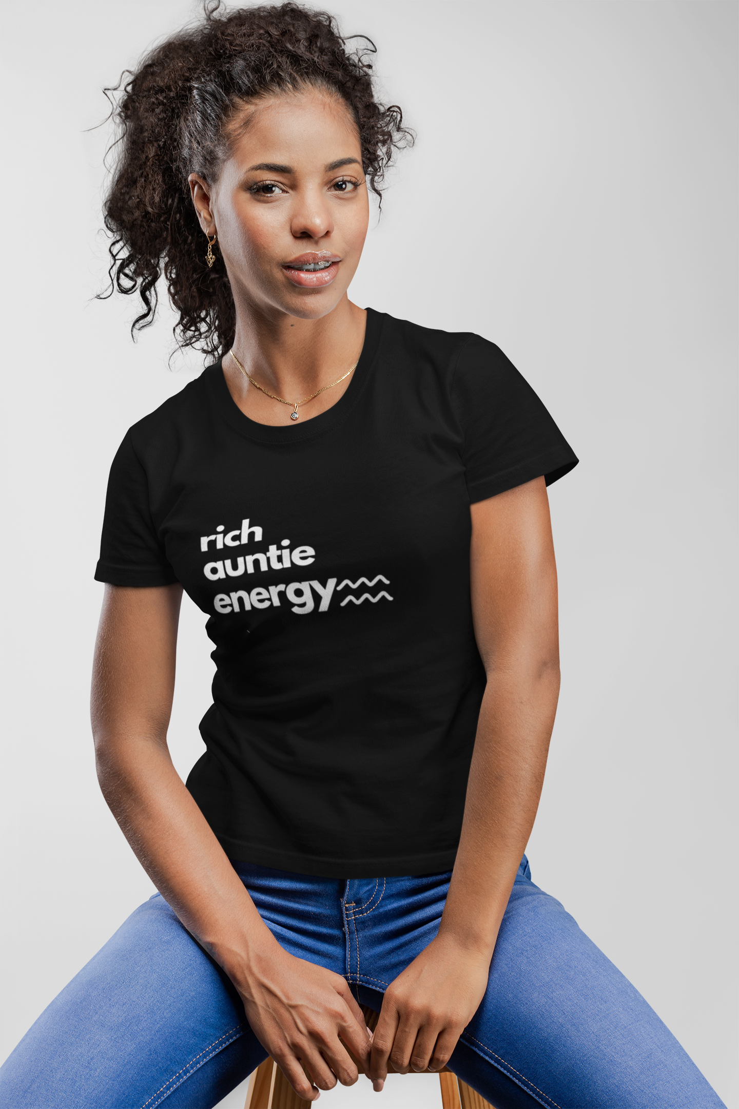 Aquarius Rich Auntie Energy Shirt