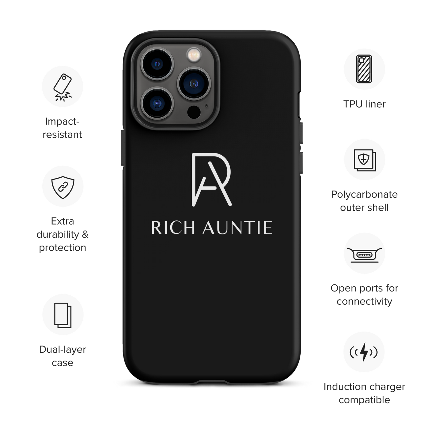 Rich Auntie iPhone Case